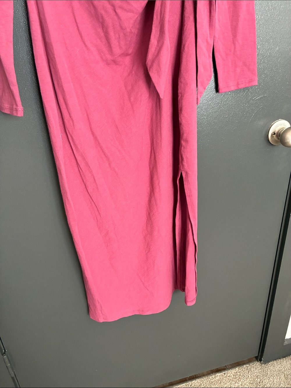 NWT Anthropologie Daily Practice Tie Breaker Long-Sleeve Midi Dress Sz XS - Picture 3 of 7